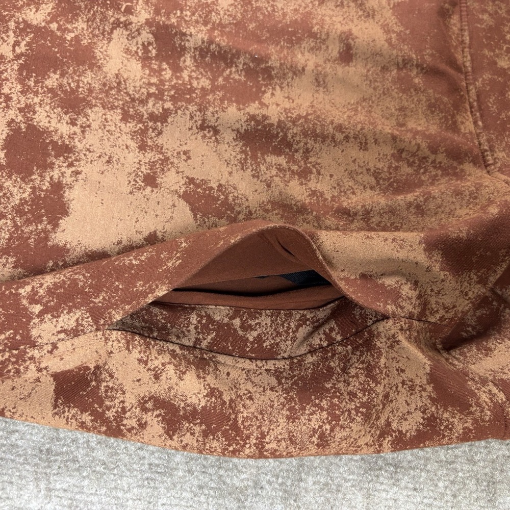 Lululemon Men's XL Brown‎ Camo Hoodie Pullover Athletic Training Sweatshirt - Picture 6 of 9